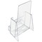 Azar Displays Trifold Brochure Holder w/ Business Card Pocket. Inside Dimension: 4.125"W, PK10 252922 - alternate 4